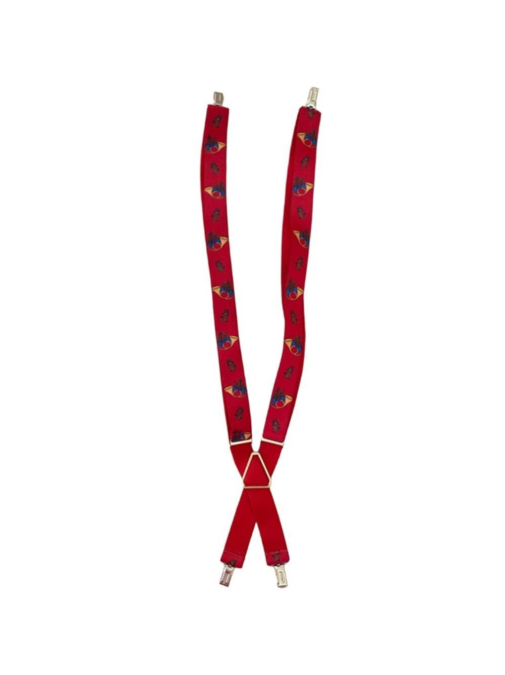 Men's Unbranded Red Suspenders One Size
